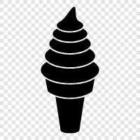 Cone, Sundae, Blizzard, Soft Serve icon svg