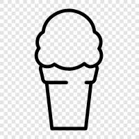 cone, ice cream, desert, party icon svg