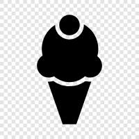 cone, sundae, ice cream parlor, ice cream truck icon svg