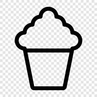 cones, flavors, sundaes, shop icon svg