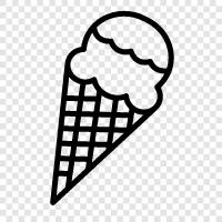 cones, ice cream, cones for sale, Ice Cream Cone icon svg