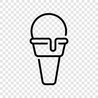 cones, sundaes, milkshakes, ice cream trucks icon svg