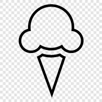 cones, sundaes, milkshakes, soft serve icon svg