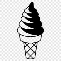 cones, sundaes, milkshakes, popsicles icon svg