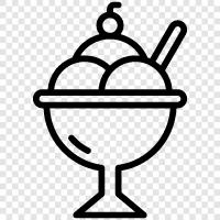 cones, sundaes, milkshakes, ice cream truck icon svg