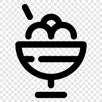 cones, ice cream, sundae, milkshake icon svg