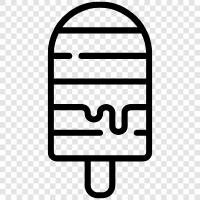 cones, sundaes, milkshakes, floats Значок svg