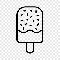 koniler, sundaes, floats, milkshake ikon svg