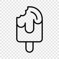 cones, floats, sundaes, ice cream bars icon svg