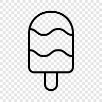 Zapfen, Sundaes, Pistazien, Cookies symbol