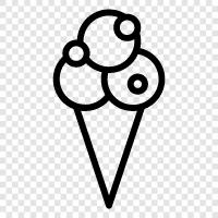 cones, sundaes, milkshakes, soft serve icon svg