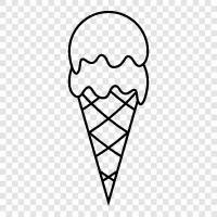 cones, ice cream sundaes, ice cream for breakfast, ice cream icon svg