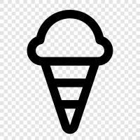 cones, floats, sundaes, ice cream truck icon svg