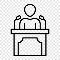 conference center, conference venue, conference organizer, conference topics icon svg