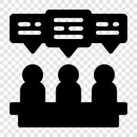 conference, meeting room, meeting schedule, agenda icon svg