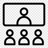 conference, meeting, teleconference, call icon svg