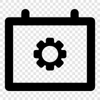 configure program, configure options, configure script, configure system icon svg