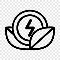 conservation, renewable energy, solar energy, wind energy icon svg