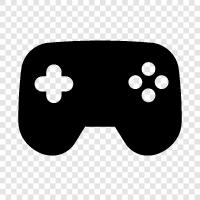 console games, video games, action games, adventure games icon svg