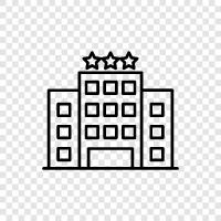 construction, architecture, design, hotel icon svg