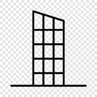 construction, building, highrise, skyscraper icon svg