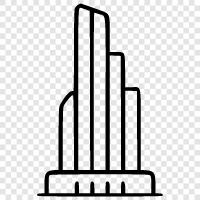 construction, steel, architecture, Skyscraper icon svg