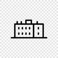 construction, development, house, apartments icon svg