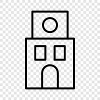 construction, architecture, building materials, building icon svg