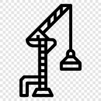 construction, aerial, equipment, lift icon svg