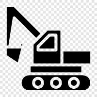 construction, heavy equipment, construction site, demolition icon svg