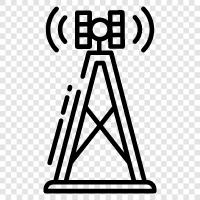 Construction, Communication, Equipment, Signal icon svg