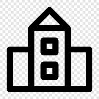 Bau, Architektur, Hausbau, Renovierung symbol