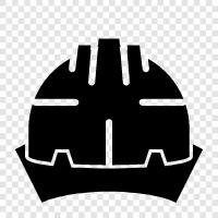 Bausicherheitshelm, Bauarbeiterhelm, Bauhelm, Sicherheitshelm symbol