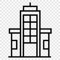 construction, skyscraper, construction project, engineering icon svg