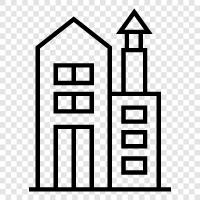 construction, steel, skyscraper, skyscraper construction icon svg