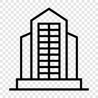 inşaat, skyscraper, inşaat işleri, çelik ikon svg