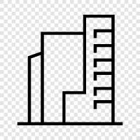 construction, building, engineering, skyscraper icon svg