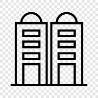 construction, height, engineering, skyscraper icon svg