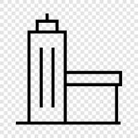 construction, engineering, skyscraper, construction site icon svg