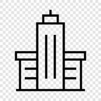 construction, skyscraper, engineering, steel icon svg