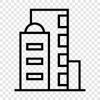 construction, engineering, skyscraper, building icon svg