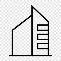 construction, skyscraper, engineering, architecture icon svg