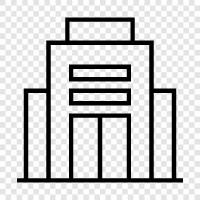 inşaat, skyscraper, çelik, mühendislik ikon svg