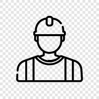 construction workers, laborers, work, work schedule icon svg