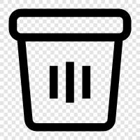 container, storage, recycle, garbage icon svg