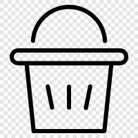 container, storage, receptacle, stockpile icon svg