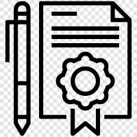 contract, agreement, writ, summons icon svg