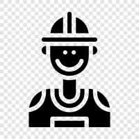 contractor, builder s, contractor s, builder icon svg