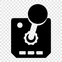 control, gaming, input, joystick control icon svg