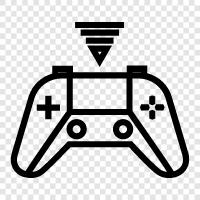 Steuerung, Gaming, Joystick Controller, Joypad symbol